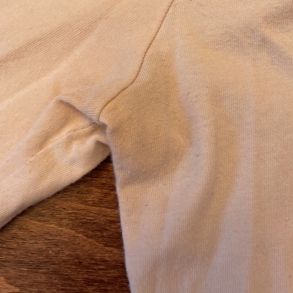 🎈3/$20! H&M cotton 3/4 sleeve top with ruffle embellishments extra small - Picture 3 of 10